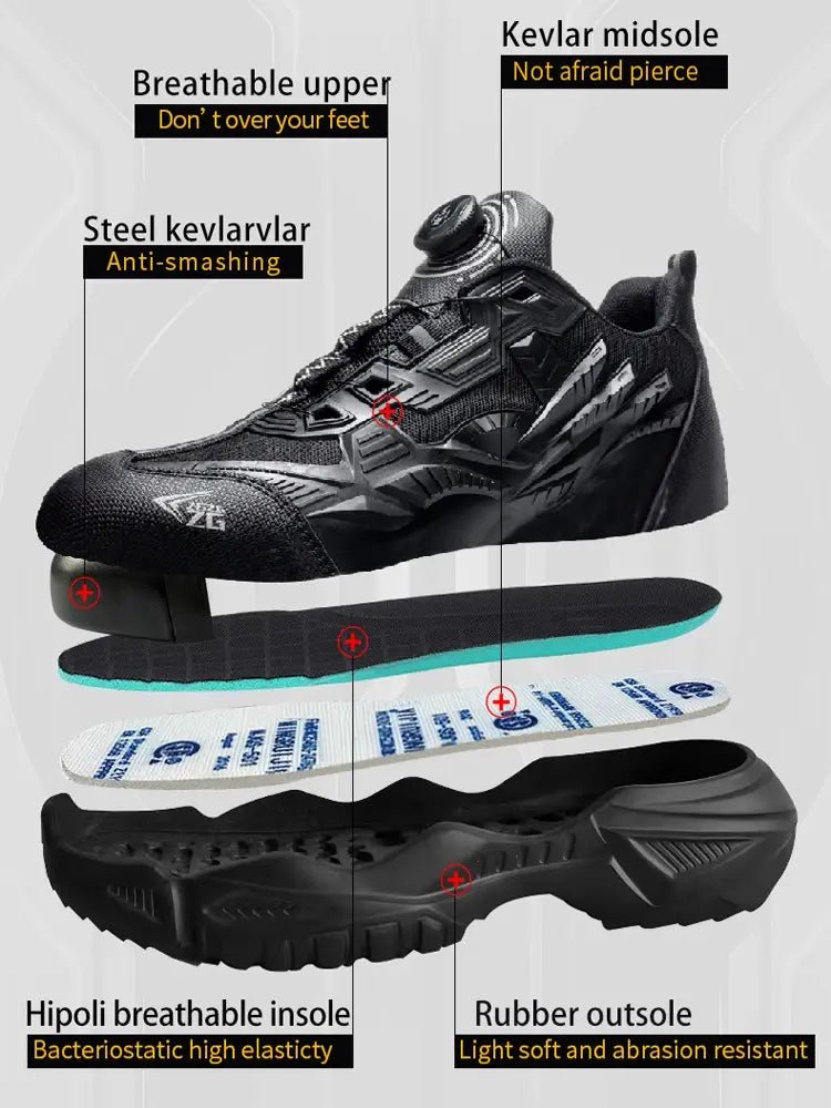 Indestructible Safety Sneakers - StrideXwear™