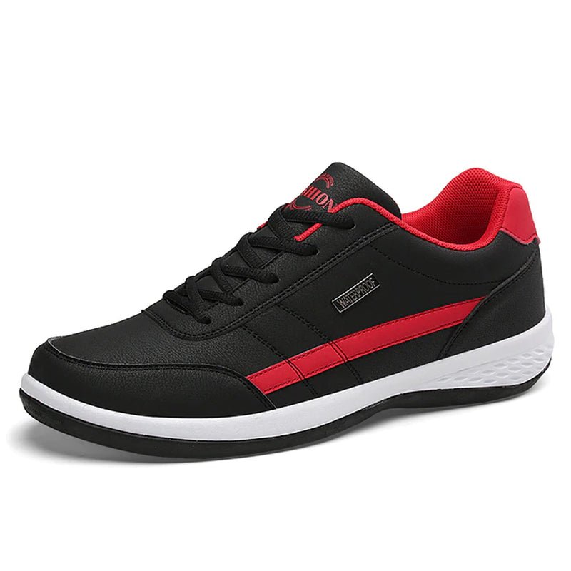 Leather Men's Sneakers - StrideXwear™