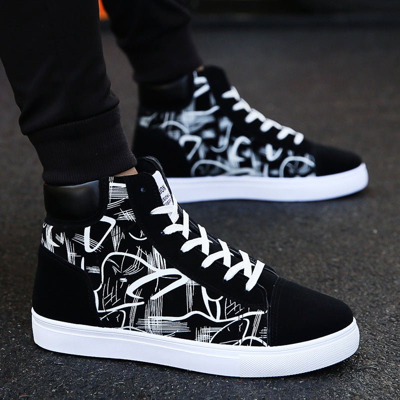 Men Spring High Top Shoes - StrideXwear™