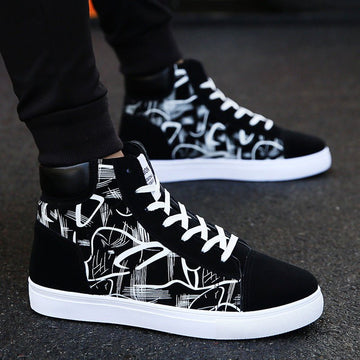 Men Spring High Top Shoes - StrideXwear™